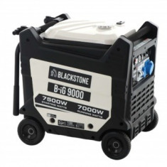 Generator pe benzina tip inverter Blackstone Bi-G9000, 7.5 kW, 4 timpi, Monofazat, Pornire electrica, 70 dB