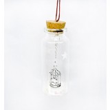 Decoratiune Craciun - Glass Bottle, colivie pasare | Everbright Gifts