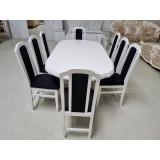 SET MARCO 27 MASA 160/195 CM + 8 SCAUNE personalizabil pe culori