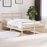 Cumpara ieftin Cadru de pat, 140x190 cm, lemn masiv de pin