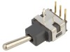 Comutator Basculant NKK SWITCHES A12AH SPDT ON-ON THT Aurit 0.1A 28V 50000 Cicluri