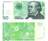 Norvegia 50 Kroner 2005 P-46c UNC