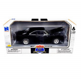 Masina metalica, New Ray, 1969 Dodge Charger, 1:25, Negru