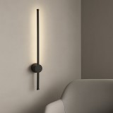 Aplica Led Moderna Neagra, 20W, 60Cm, Lumina Reglabila 3000K-6500K