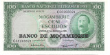 Bancnota 100 escudos 1961 - Mozambic