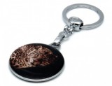 Breloc cheie din metal - multicolor model Leopard