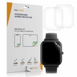 Cumpara ieftin Set 3 Folii protectie pentru Xiaomi Amazfit GTS 2 Mini, kwmobile, Polimer, Transparent, 56691.1