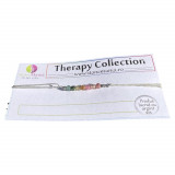 Bratara therapy turmalina mix sfere 3mm si argint 925