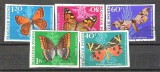 Hungary 1969 Butterflies, IMPERFORATE, used U.011