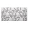 Panou decorativ, PVC, model marmura, geometric, alb si gri, 96x48.5cm GartenVIP DiyLine