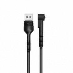 Cablu Date si Incarcare USB la USB Type-C XO Design NB100, 2.1A, 1 m, Negru