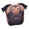 Perna decorativa Pug, 36 x 40 cm, forma catel