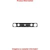 Grila radiator VW Golf 2 (19E/1G), 1983-1992, negru, cu dunga rosie, pentru modele cu 4 faruri, pentru lampi interioare cu diametrul de 14cm