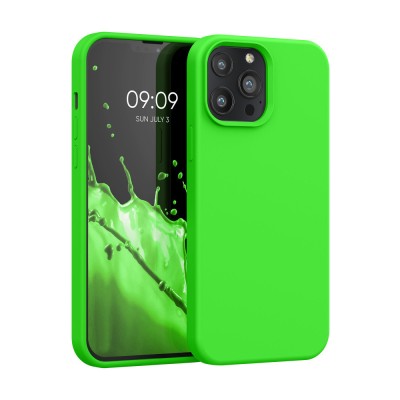 Husa pentru iPhone 13 Pro Max, Silicon, Verde, 55881.159 foto