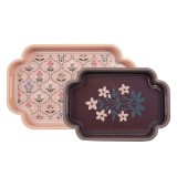 Cumpara ieftin Set 2 tavi decorative lemn multicolor (2) 46x30x5 / 35x24x5 cm