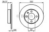 Disc frana VW GOLF V (1K1) (2003 - 2009) BOSCH 0 986 478 492