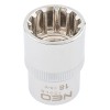 Tubulara hexagonala Spline 1/2&quot;, 18 mm Neo Tools 08-590 HardWork ToolsRange