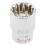 Tubulara hexagonala Spline 1/2&quot;, 18 mm Neo Tools 08-590 HardWork ToolsRange