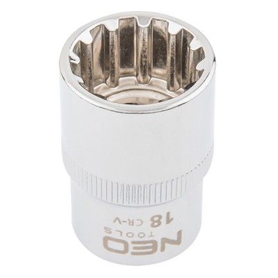 Tubulara hexagonala Spline 1/2&amp;quot;, 18 mm Neo Tools 08-590 HardWork ToolsRange foto