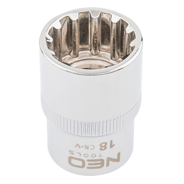 Tubulara hexagonala Spline 1/2&quot;, 18 mm Neo Tools 08-590 HardWork ToolsRange