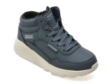 Ghete SKECHERS bleumarin, 417009L, din piele ecologica