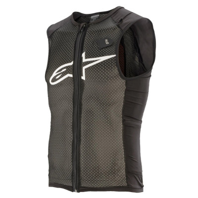 Vesta Protectie Ciclism Alpinestars Paragon Plus, Negru/Alb, Marime XL foto