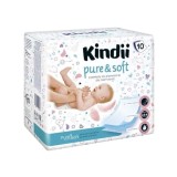 Aleze (paturici) Kindii Pure &amp; Soft 60X60 cm,10 buc