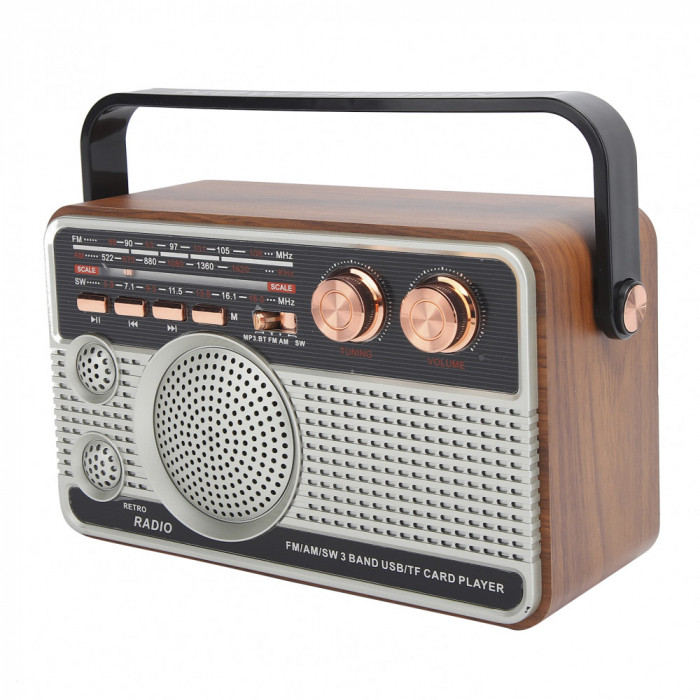 Radio FM retro, USB, BT, SD Card, FM01