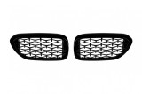 Grile de tip rinichi diamantate cu lac negru, potrivite pentru BMW Seria 5 G30 sedan, G31 touring 2017-2020 Performance AutoTuning