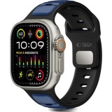 Curea Tech-Protect Iconband Line pentru Apple Watch 49mm / 46mm / 45mm / 44mm Series, Bleumarin