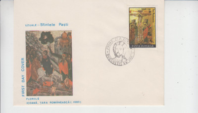 C12 - FDC Romanaia - Sfintele Paste - LP1251 - 1991 foto