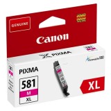 Cartus Cerneala Original Canon Magenta CLI-581XLM pentru Pixma TR7550|TR8550|TS6150|TS6250|TS705|TS8150|TS8250|TS9150|TS9155|TS9