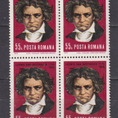 200 DE ANI DE LA NASTEREA LUI BETHOVEN LP. 748 MNH