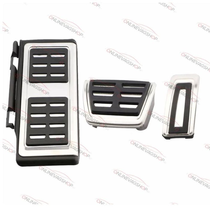 Set Pedale Inox + Footrest transmisie automata DSG VW Passat B8/Skoda