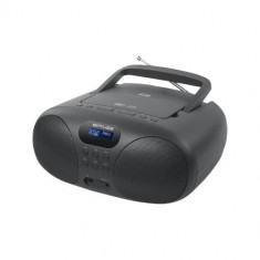 Radio Cd Player MUSE MD-208 DB, Afisaj LCD, 20 de posturi presetate, Mufa AUX, Negru