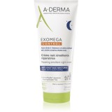 A-Derma Exomega Control Repairing Emollient Night Cream crema regeneratoare de noapte contra zg&acirc;rierii 200 ml