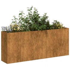 vidaXL Jardinieră Rusty 200x40x80 cm Oțel pentru intemperii 860730
