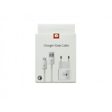 Incarcator Retea Quick Charge 2.0 + Cablu Micro USB, 1xUSB, Alb, Incarcare Rapida Telefon