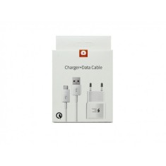 Incarcator Retea Quick Charge 2.0 Cu Cablu Micro USB Alb