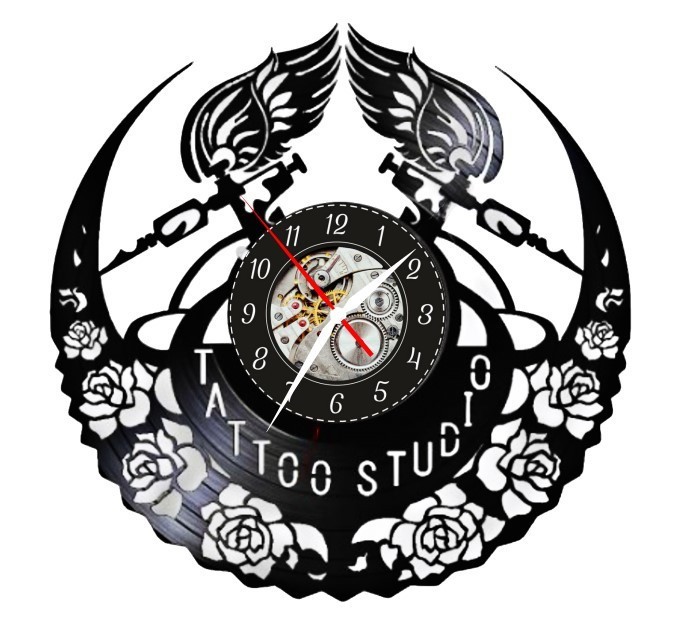 SALON TATUAJE- ceas de perete