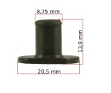 Suport amortizor drujba compatibil Stihl MS 170 - MS 390, 017 - 039 (mic)