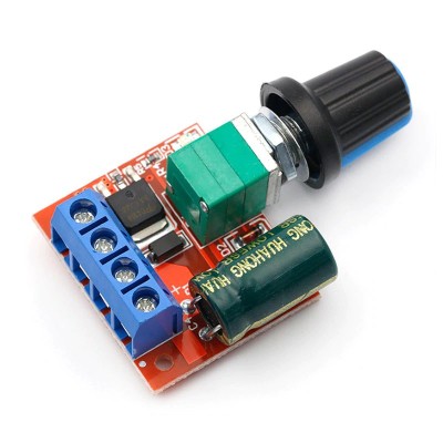 Controller motor ( 5A - 90W ) mini DC PWM control speed 4,5V-35V (c.1231) foto