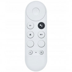 Telecomanda pentru Smart TV decodor Google Chromecast 2020 4.0 4K G9N9N, x-remote, functie vocala, Netflix, YouTube, Alb