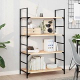 VidaXL Rafturi suspendate 2 buc. 80x40x2 cm lemn masiv acacia netratat