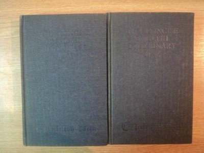 THE CONCISE ENGLISH DICTIONARY VOL I , II de H.W. FOWLER , F.G. FOWLER , 1993 foto