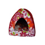 CULCUS TEXTIL PENTRU CAINI SI PISICI IGLU VEGA L RED 43x43x38 CM