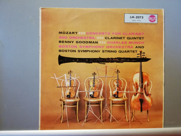 Mozart - Clarinet Concerto/Quintett for Clarinet..(1976/RCA/RFG) - VINIL/NM+