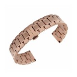 Brățară Metalică Auriu-Roz cu &Icirc;nchidere Deployant | Oțel Inoxidabil | 18mm,
