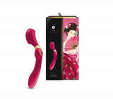 Shunga ZOA Raspberry - Vibrator cu 10 Funcții de Vibrație, 26,5 cm, Orion