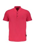 Cumpara ieftin Tricou polo barbati, cu mini logo brodat, Regular fit, Roz (Marime: S), Napapijri
